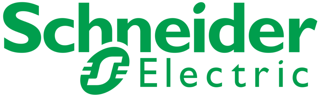 Schneider Electric green logo on white background