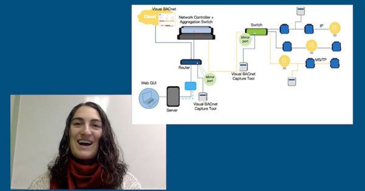 Where to capture BACnet data traffic for Visual BACnet