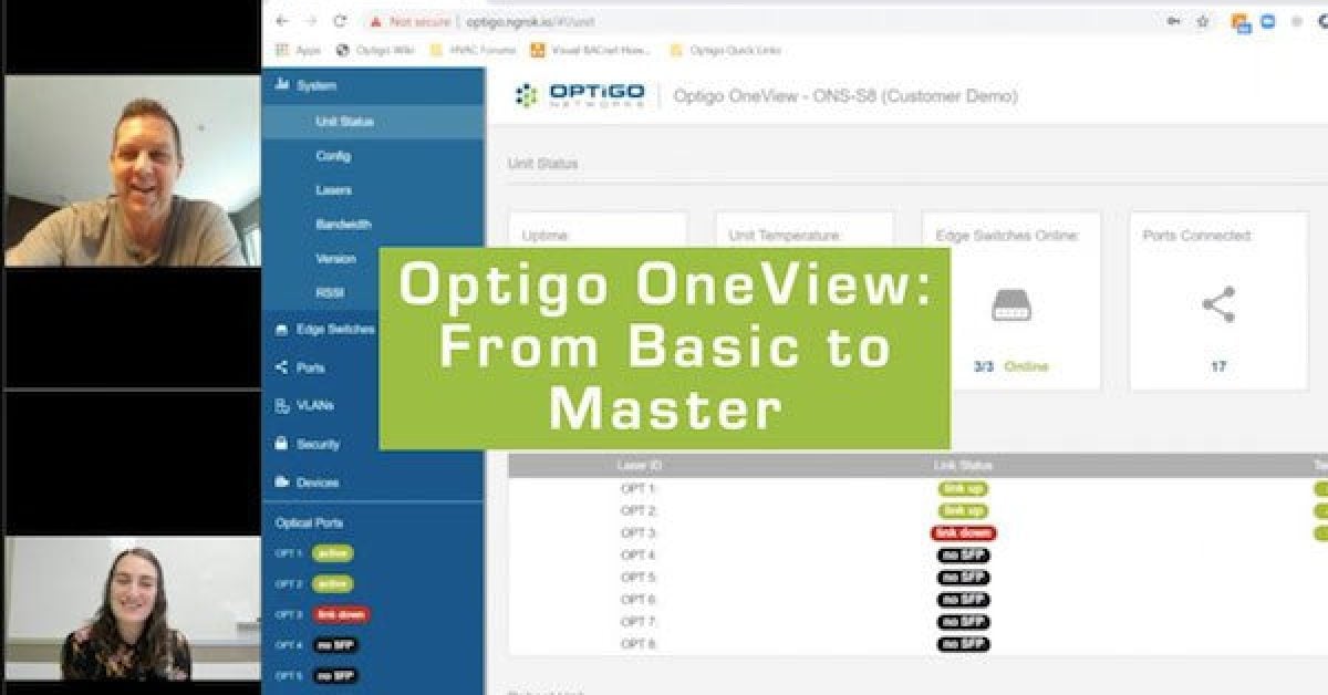 Optigo OneView demo